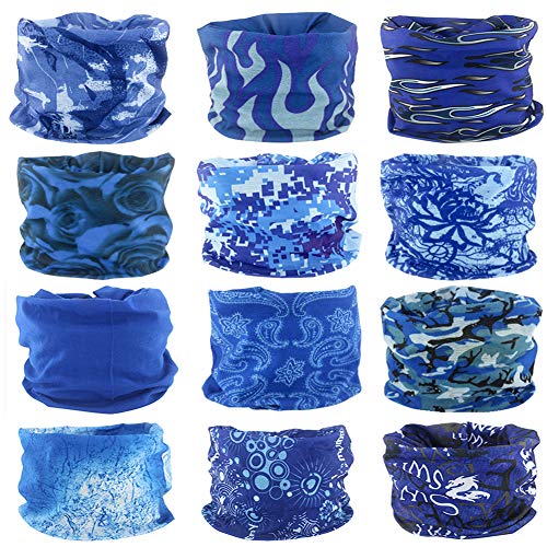 Neck Gaiter Masks Tube Scarf,Seamless Bandanas Buffs Gators,Ourdoor Face Mask Face Covering Multi Headwear - color: No4