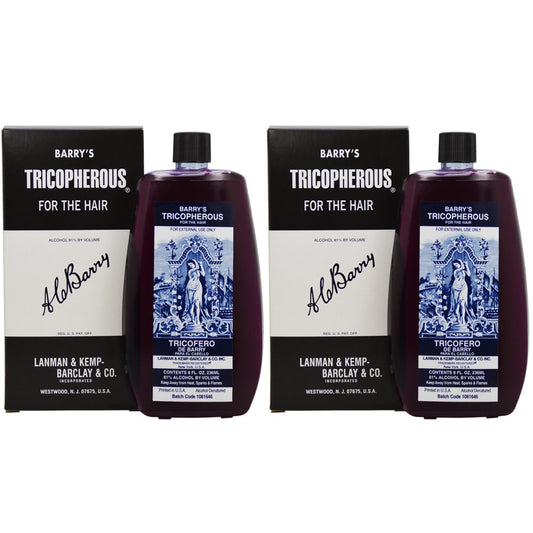 Lk Barry'S Tricopherous Liquid Regular For Hair (Black) 8Oz ''Pack Of 2''