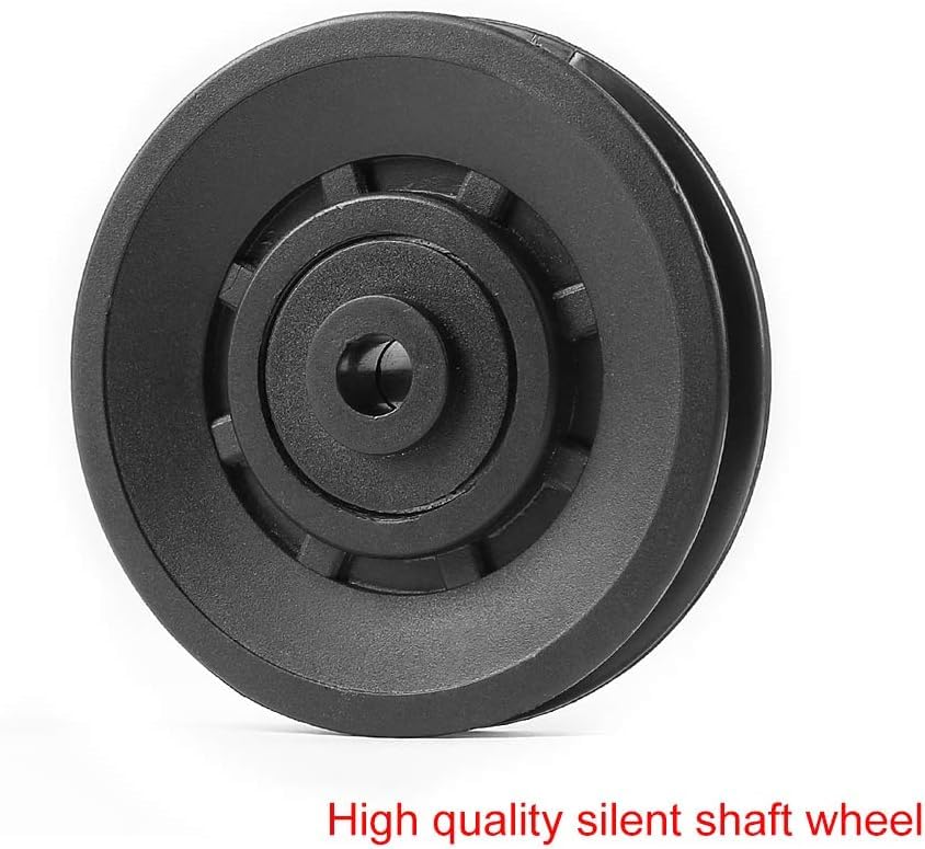 90mm(3.54inch) Universal Bearing Pulley Wheel for Cable Machine Gym Equipment Part Garage Door (2 PCS) - color: 90mm-2 PCS-P