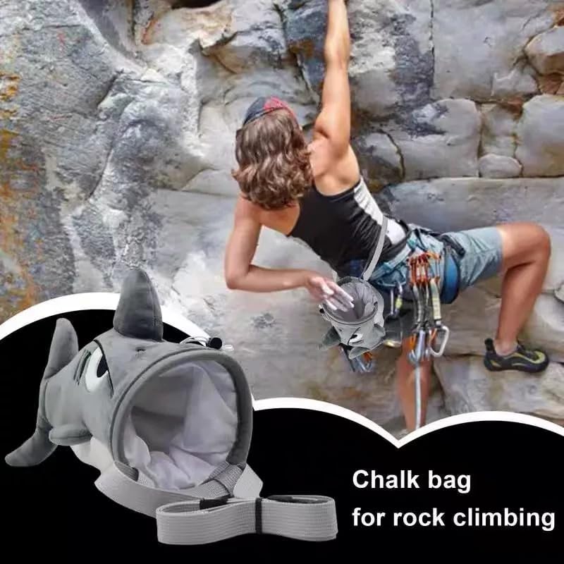 Chalk Bag for Rock Climbing - color: shark