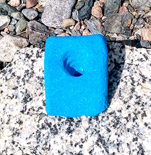 Slopey Jugger Polyurethane Bolt-On Rock Climbing Wall Hand Hold - color: Blue