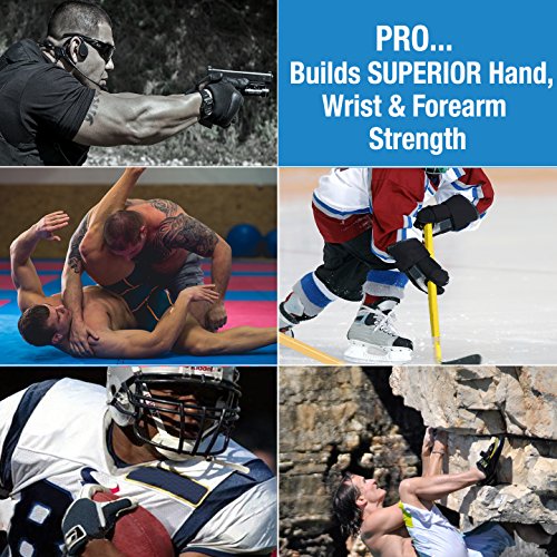 Prohands PRO Hand Exerciser, Finger Exerciser (Hand Grip Strengthener), Spring-Loaded, Finger-Piston System, Isolate and Exercise Each Finger - color: Blue, Red - Pro, size: Set of Two (Light/Medium)