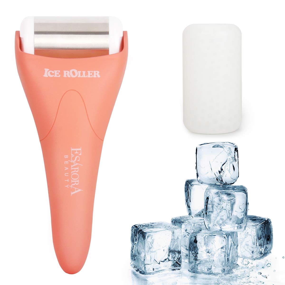 Esarora Ice Roller, Ice Roller For Face & Eye, Puffiness, Migraine, Pain Relief And Minor Injury, Skin Care Products With 2 Roll