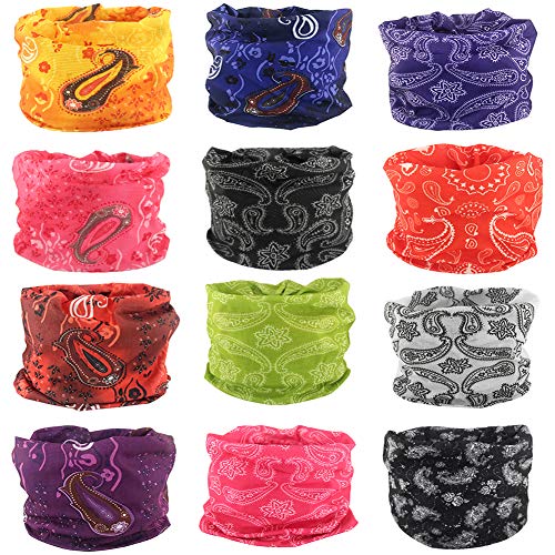 Neck Gaiter Masks Tube Scarf,Seamless Bandanas Buffs Gators,Ourdoor Face Mask Face Covering Multi Headwear - color: No1