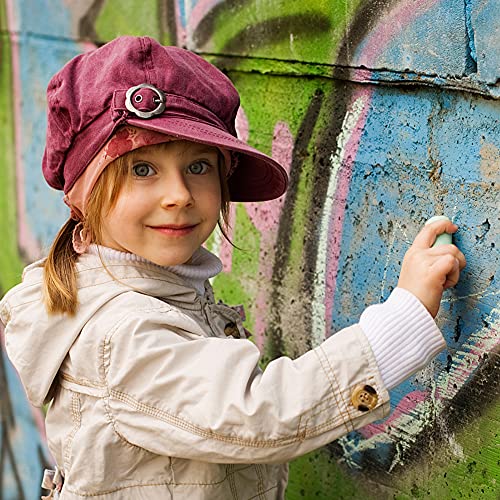 feela Sidewalk Chalk, 18 Colors 72 Pack Sidewalk Chalk Bulk Set, Jumbo Outdoor Chalk For Family, Paint on Sidewalk School Chalkboard Blackboard Street Playground - color: 72 pack