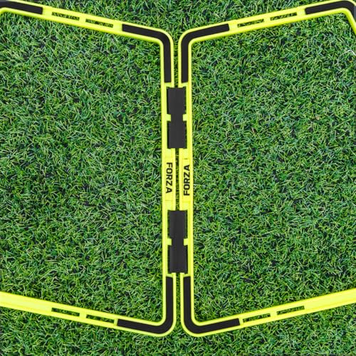 FORZA Trapezoid Training Rings | Set of 10 Agility Rings for Speed, Agility and Coordination Training | Multi-Sport Indoor and Outdoor Use