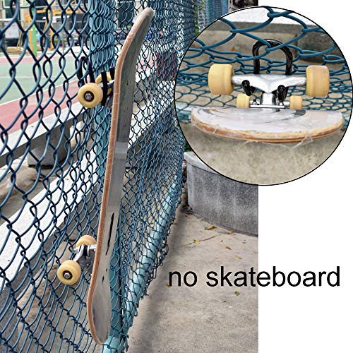 YYST Skateboard Wall Mount Wall Hanger Rack Storage Display - W/Hardware - No Board Included - W Style - 4/PK