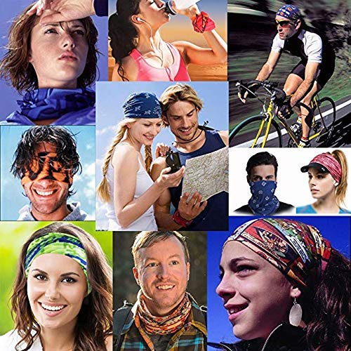 Neck Gaiter Masks Tube Scarf,Seamless Bandanas Buffs Gators,Ourdoor Face Mask Face Covering Multi Headwear - color: No28