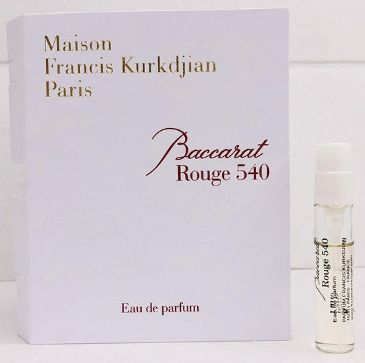 Maison Francis Kurkdjian Baccarat Rouge 540 Eau De Parfum Vial Spray 2Ml / 0.06 Fl Oz