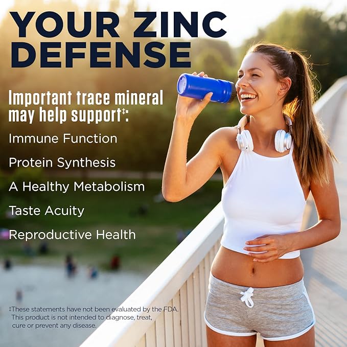 KAL Tri Zinc 50mg w/Zinc Citrate, Zinc Amino Acid Chelate and Zinc Picolinate, Healthy Metabolism and Immune Support Supplement, Vegan, Gluten Free, Non-GMO, 60-Day Guarantee, 90 Servings, 90 Tablets