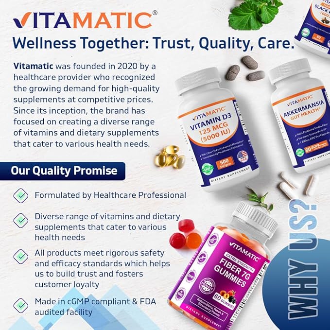 Vitamatic Melatonin 10mg with Valerian Root 4:1 Extract 250 mg 120 Tablets