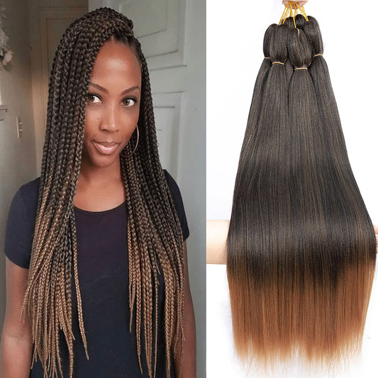 Befunny Pre Stretched Braiding Hair - 8Packs 20'' Colorful Professional Synthetic Crochet Braiding Hair For Crochet Braids Or Cr