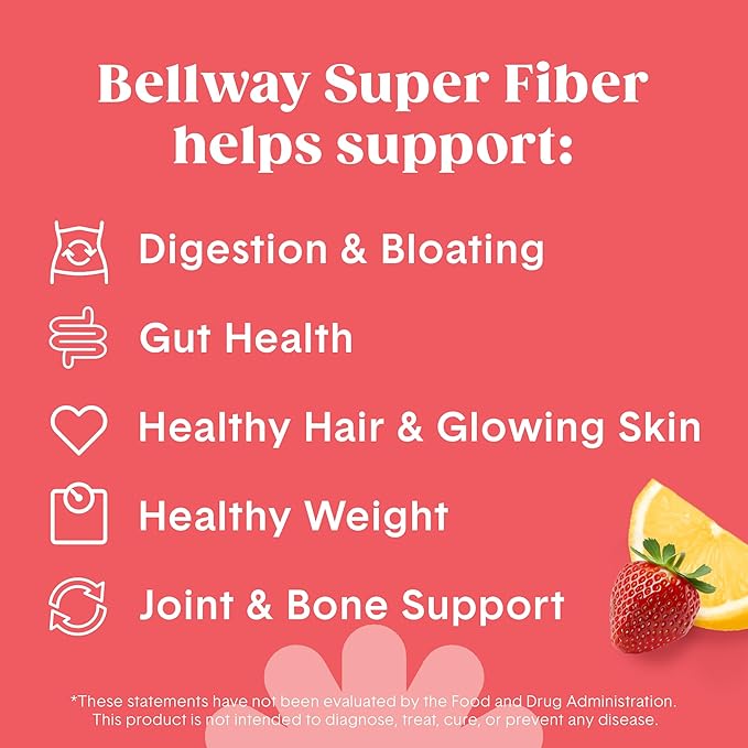 Bellway Super Fiber Powder + Collagen, Strawberry Lemonade Electric Frother Bundle