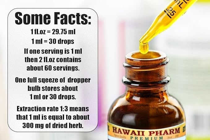 Ginkgo Alcohol-Free Liquid Extract, Organic Ginkgo (Ginkgo Biloba) Dried Leaf Glycerite Hawaii Pharm Natural Herbal Supplement 4 oz