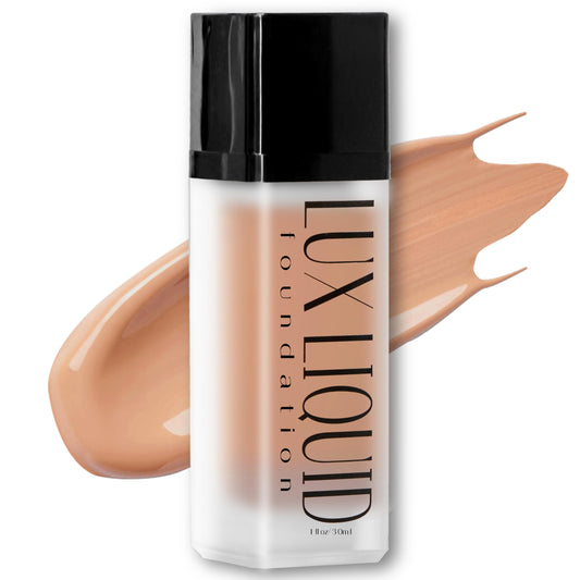 Baeblu Organic Aloe-Based Lux Liquid Foundation, Natural Vegan Gluten-Free Made In Usa, Maple