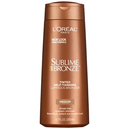 L'Or  Al Paris Sublime Bronze Luminous Bronzer Self-Tanning Lotion, 6.7 Oz.