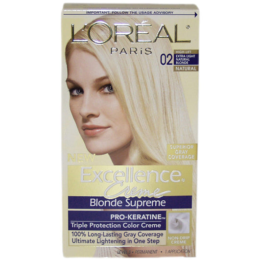 Loreal Crm #02 X-Lt Nt Blnd Uhac-227 Extra Light Natural Blonde 02