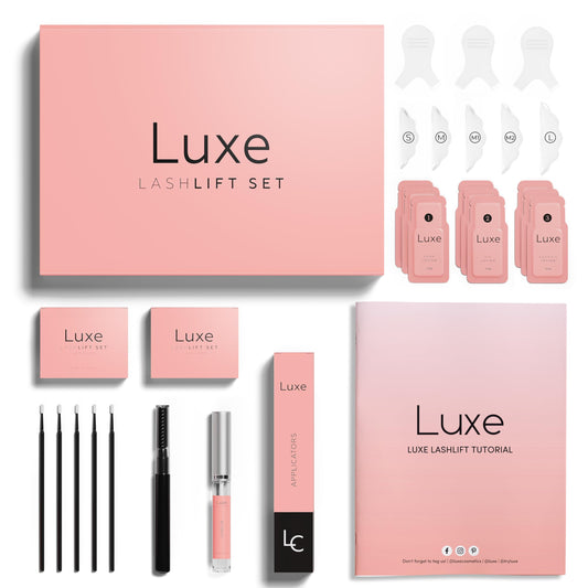 Luxe Cosmetics - Lash Lift Kit - Complete Set For Eyelash Lifting - ???????? ???? ?????? - Easy To Apply And Long Lasting Finish