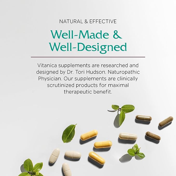 Vitanica, CardioBlend, Cardiovascular Support, Vegan, 120 Capsules