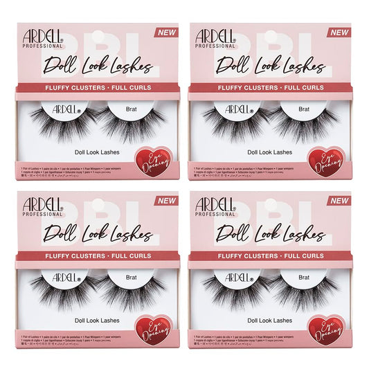 Ardell Doll Look Lashes Brat, 4 Pack