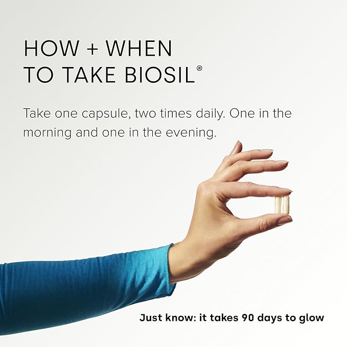 Biosil Collagen Generator - 30 Original Capsules, Pack of 2 - with Patented ch-OSA Complex - Generates & Protects Your Own Collagen - GMO Free - 30-Day Supply