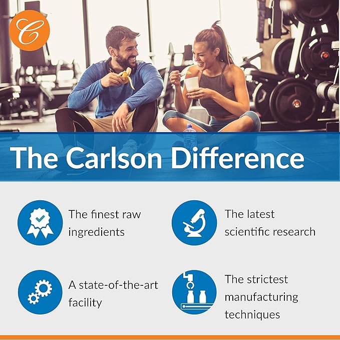 Carlson - Nutra-Support Bone, Calcium, Magnesium & Vitamin D3, Bone Health, Calcium Absorption & Optimal Wellness, 100 Softgels
