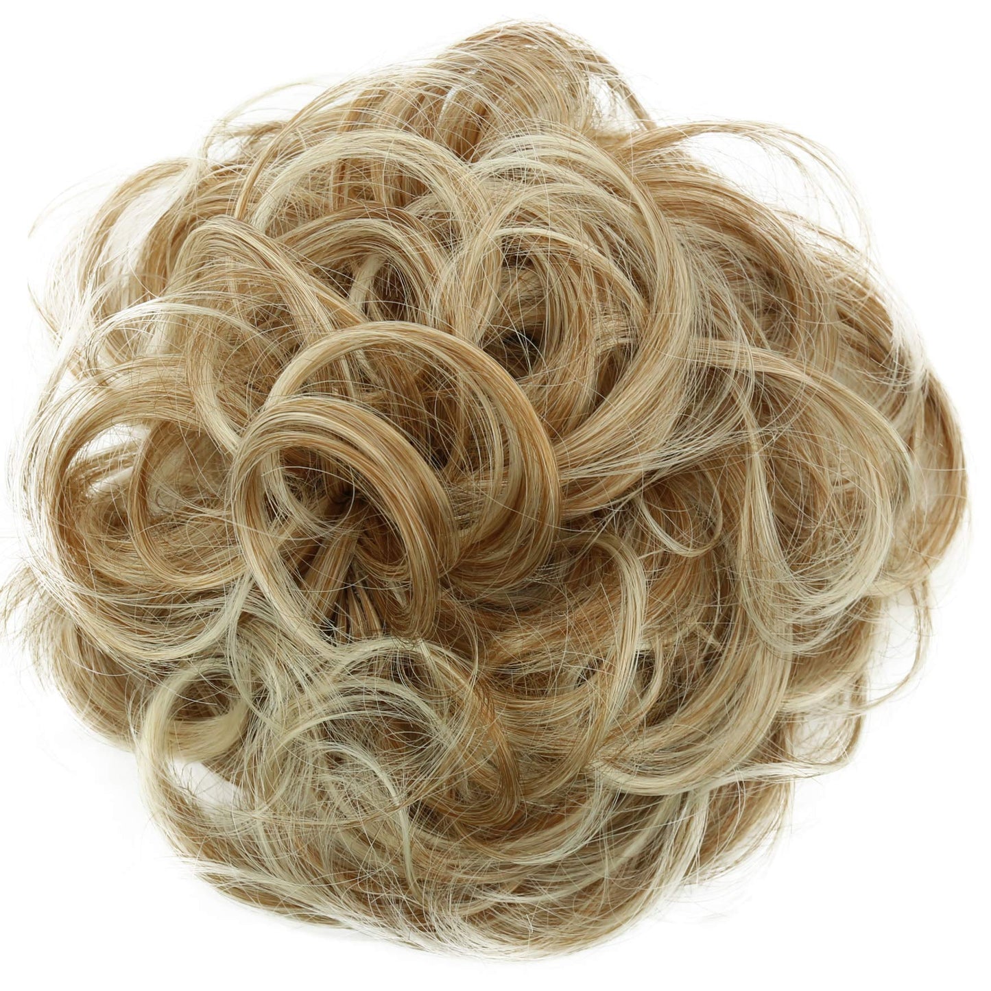 Caisha Prettyshop Xl Hairpiece Scrunchy Updo Bridal Hairstyles Scrunchie Voluminous Curly Messy Bun Blond Mix G7E