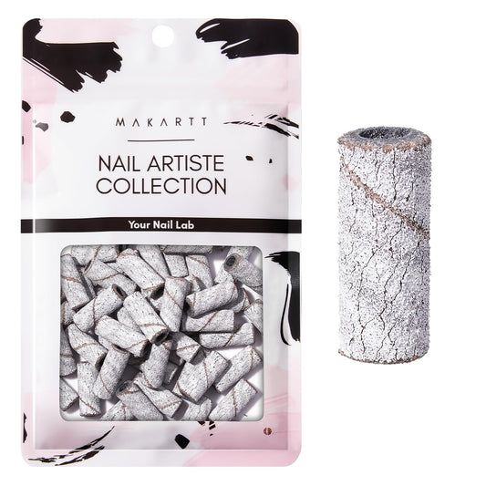 Makartt Sanding Bands For Nail Drill:100 Pcs Small Nail Sanding Files With 2025 Upgrade Design 3.1Mm Mandrel Bits,180 Medium Gri