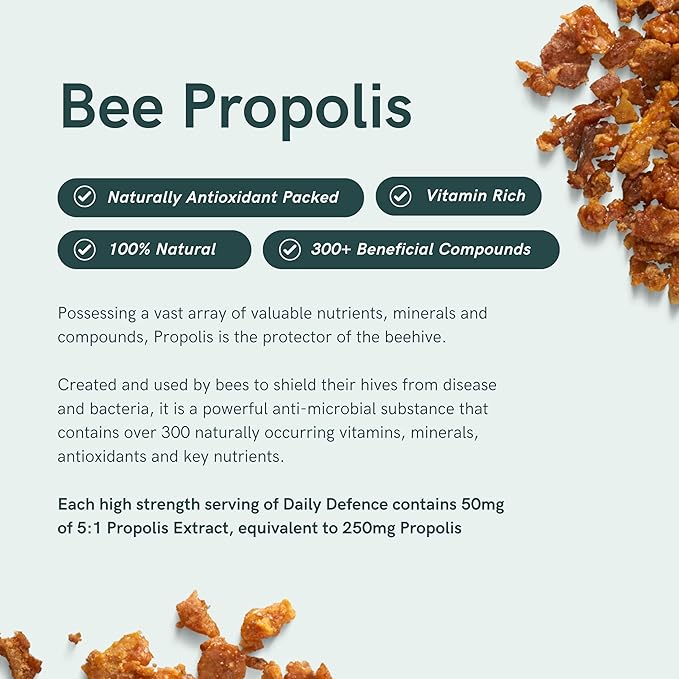 Dr Sosnowski's BUZzz Sleep Support with Bee Propolis Triple Action Sleep Formula for Calmer Nights and Refreshing Mornings, Vegetable Capsules, 60ct