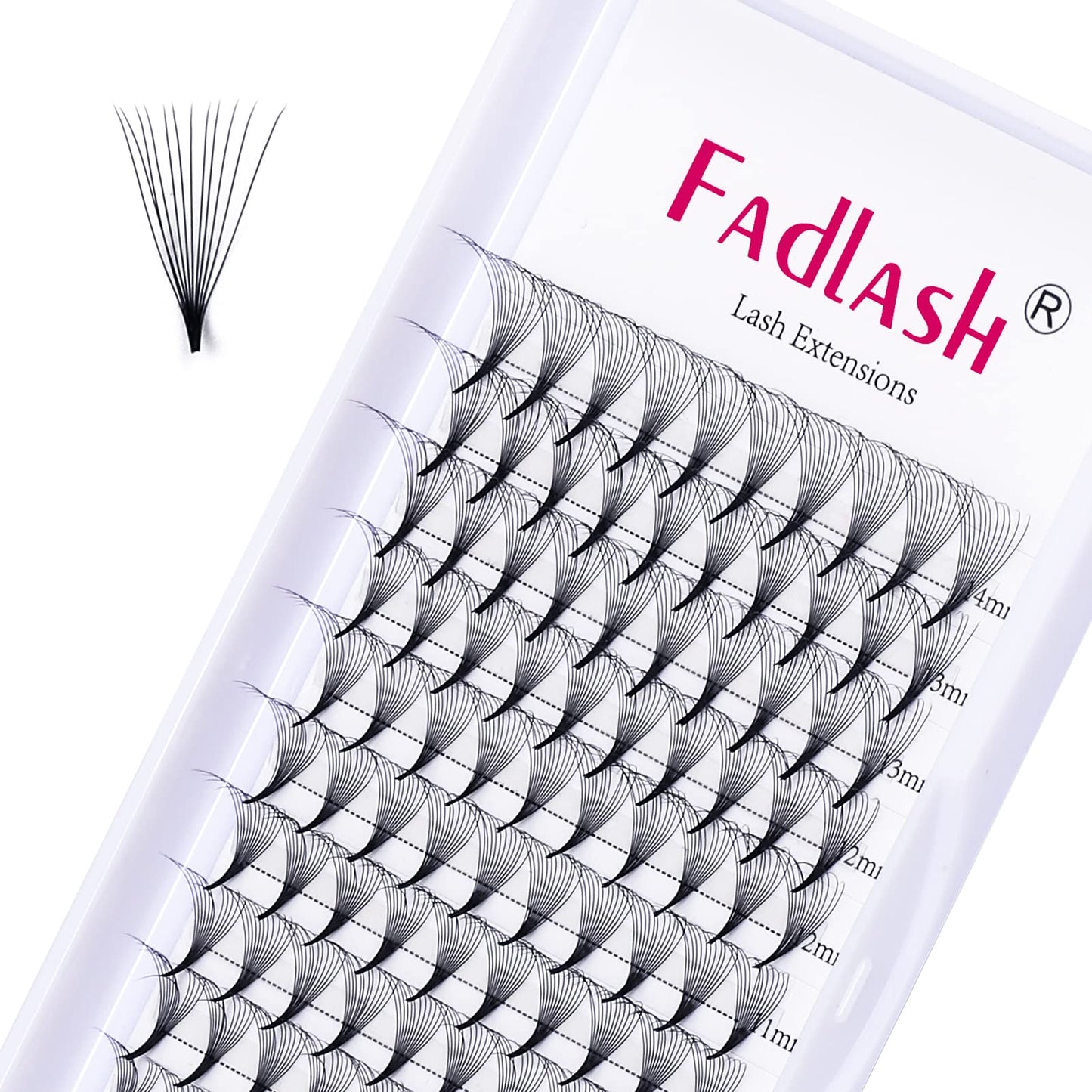 Lash Extensions 12D Premade Fans Eyelash Extensions 0.07 C Curl 8-14Mm Mixed Tray Volume Premade Fans Eyelash Extension Supplies