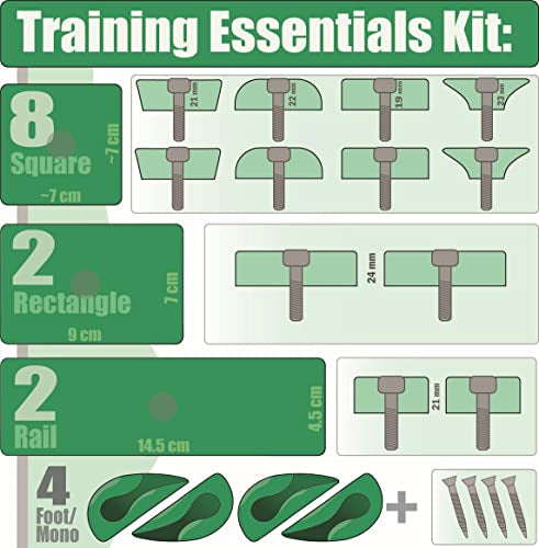 Rock Climbing Training Essentials Holds Kit - color: Blue