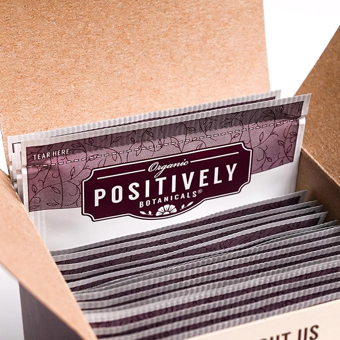 Organic Positively Botanicals Company, Chicory Root Herbal Tea Bags, 20 Count